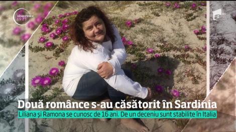 Două românce stabilite în Italia au devenit primul cuplu gay din Sardinia