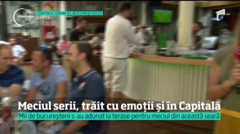 Finala Campionatului Mondial de Fotbal i-a scos pe bucureşteni din case