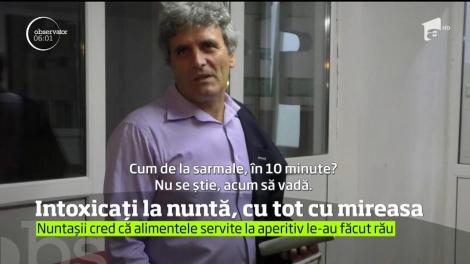 Cea mai importantă zi din viaţa unei femei din Braşov s-a transformat într-un coşmar. De la nuntă, o mireasă a ajuns direct la spital, cu ea - alte 19 persoane. Au făcut toxiinfecţie alimentară