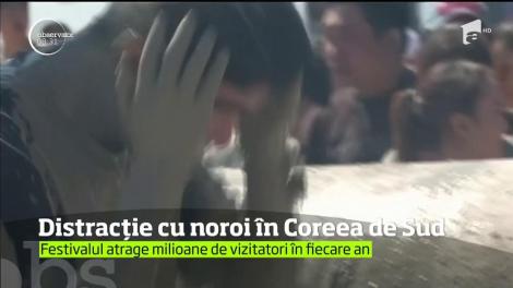Noroiul este una dintre cele mai bune metode antistres. Cel puţin aşa consideră sud-coreenii, care se iau la trântă, de-a dreptul, în nămol!