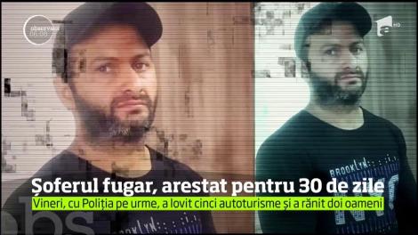 Şoferul fugar care a ţinut în alertă Poliţia se întoarce în închisoare