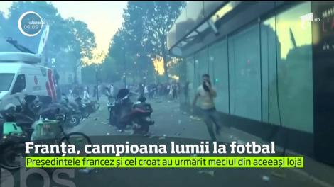 Franţa este noua campioană a lumii la fotbal