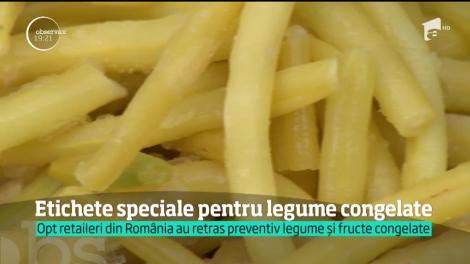 Scandalul legumelor congelate schimbă etichetele produselor din magazine. Comisia Europeană va recomanda consumul doar după fierbere