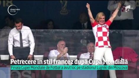 Petrecere în stil francez după Cupa Mondială