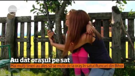 Mai mulți tineri au ales să se mute de la oraș în satul Runcuri din Bihor