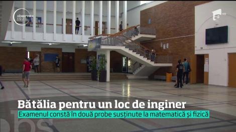 Bătălia pentru un loc de inginer! Peste 5.500 de tineri îşi încearcă norocul la Politehnica Bucureşti
