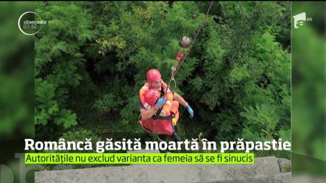 Ce durere! Cadavrul i-a fost recuperat cu macaraua! Româncă găsită moartă, într-o prăpastie, în Italia