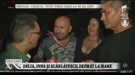 Delia, Cătălin Scărlătescu și Liviu Vârciu, show total la mare! „Muncesc de o să cad din picioare”