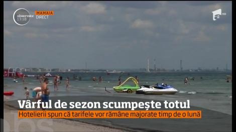 Litoralul românesc a ajuns în vârf de sezon, iar asta se vede cel mai bine la tarife!