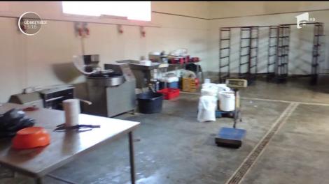 Cea mai mare hală de carne din Târgu-Jiu a fost luată la bani mărunţi de poliţiştii din Gorj!