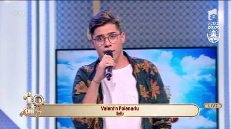 Valentin Poienariu cântă, la Neatza, melodia „Hello”