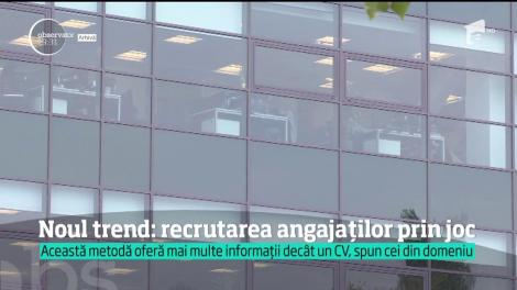 Interviul de angajare s-a transformat, în cazul anumitor companii, într-o joacă. Este noua metodă prin care profilul candidaţilor este evaluat