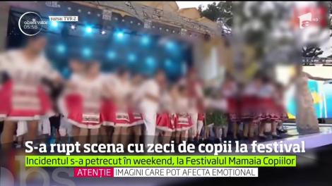 Clipe de groază la festivitatea de premiere a Festivalului Mamaia Copiilor