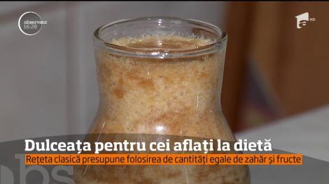 Dulceață fără zahăr? DA, se poate și este delicioasă! Se prepară ușor și se consumă fără grija kilogramelor în plus!