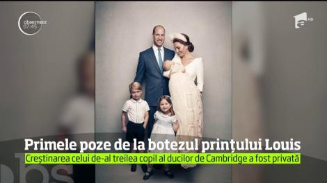 Au apărut primele poze oficiale făcute în ziua creştinării prinţului Louis