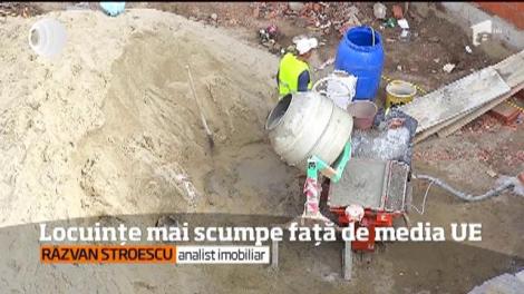 Locuințele din România, mai scumpe față de media Uniunii Europene