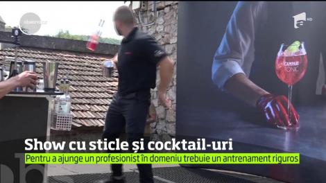 Cei mai talentaţi barmani s-au întrecut într-o competiţie internaţionala cu sticle şi cocktailuri