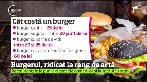 Românii au prins gustul burgerilor, preparat care a ajuns să se găsească aproape în toate meniurile