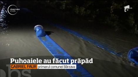 O furtună puternică a făcut prăpăd în Arad