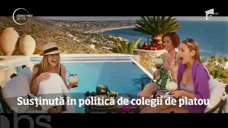 Actriţa Cynthia Nixon, susținută în politică de colegii de platou