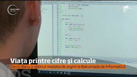 Viața printre cifre și calcule! Denis Banu a obținut medalia de argint la Balcaniada de Informatică