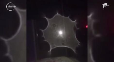 Un portal desprins parcă din filmele science fiction pare că s-a deschis în casa unui bărbat din Carolina de Sud