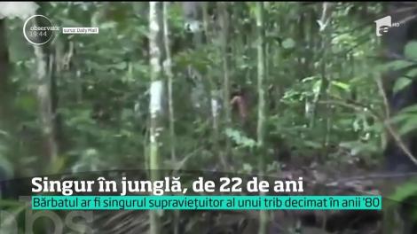 Ultimul supravieţuitor al unui trib indigen a fost filmat de un membru al unei agenţii guvernamentale din Brazilia