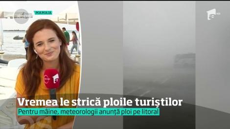 Vremea le strică vacanța turistilor! Meteorologii anunță ploi pe litoral