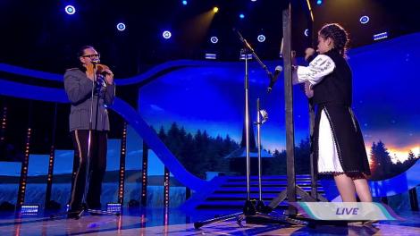 Lacrimi și emoție la "Next Star"! Alexandra Șerban cântă senzațional la toacă, alături de celebrul Nicolae Voiculeț