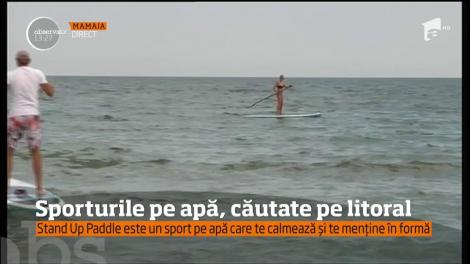Sporturile pe apă tot mai căutate pe litoralul românesc