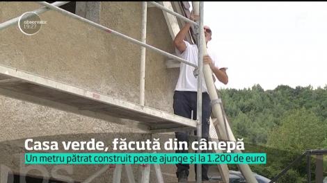 Casele ecologice câştigă teren în România! Construcțiile din cânepă devin, în timp, tot mai rezistente