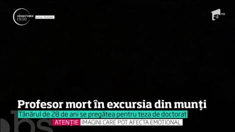 Un tânăr profesor a murit în Munţii Făgăraş, sub privirile a zeci de studenţi pe care îi ghida pe creste