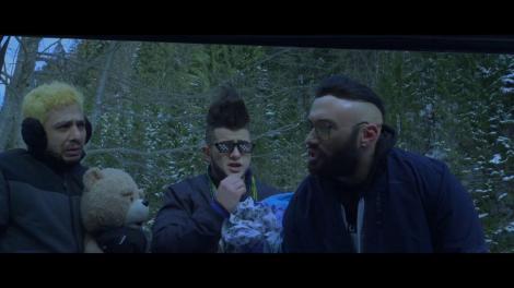 Datorită zăpezii, mașina lui Roby nu face față: "Trebuie să o luăm pe jos până ajungem la civilizație"