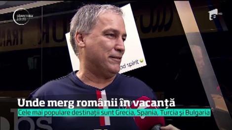 Cele mai populare destinații de vacanță sunt Grecia, Spania, Turcia și Bulgaria