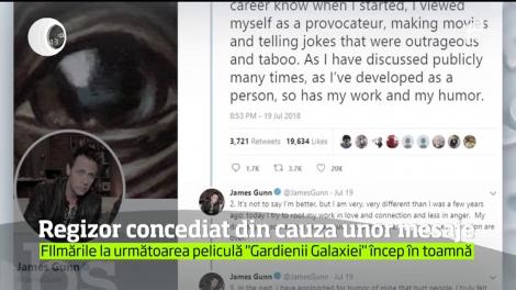 James Gann, regizorul celebrei francize "Gardienii Galaxiei", concediat din cauza unor mesaje