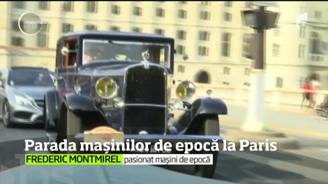 Parada mașinilor de epocă la Paris