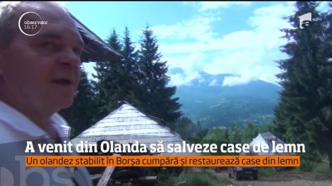 A venit din Olanda să salveze case de lemn
