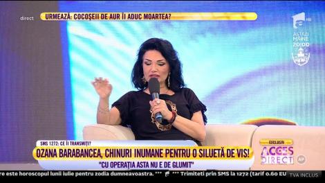 A slăbit 61 de kilograme într-un an! Ozana Barabancea, chinuri inumane pentru siluetă: "Îmi vedeam carnea cum curge"