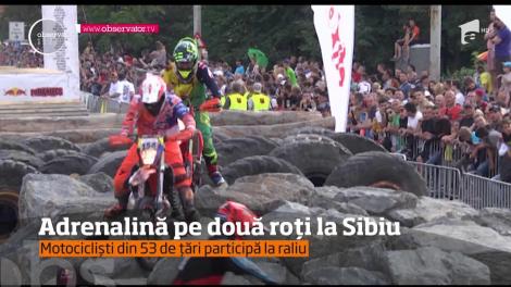 Unul din cele mai terifiante trasee ale raliului de hard enduro de la Sibiu le-a dat ceva bătăi de cap riderilor înscrişi