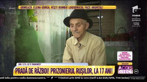Dumitru Diță a luptat în cel de-al doilea rãzboi mondial! La 17 ani era înconjurat de cadavre pe front: "Rușii erau cruzi! Cei mai cruzi!"