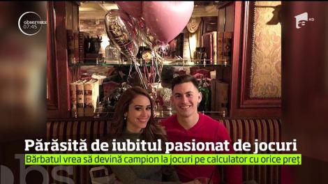 Părăsită de iubitul pasionat de jocuri