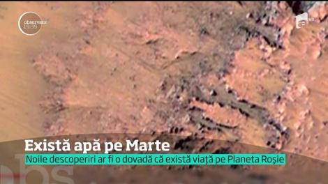 ANUNȚ ISTORIC făcut de NASA! Există APĂ pe Marte! Noile descoperiri ar fi o dovadă că există viață pe Planeta Roșie