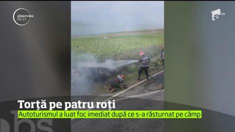 Scene dramatice pe Drumul European E 87, între Tulcea şi Constanţa!