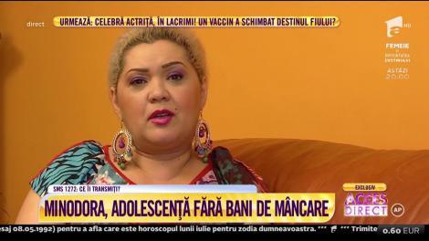 Minodora, copilărie în sărăcie lucie!