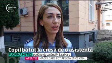 Inuman! O asistentă lovește brutal un copil de trei ani de la creșă, dintr-un motiv șocant (VIDEO)