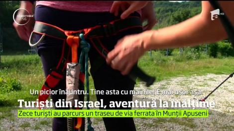 Turiștii din Israel, aventură la înălțime