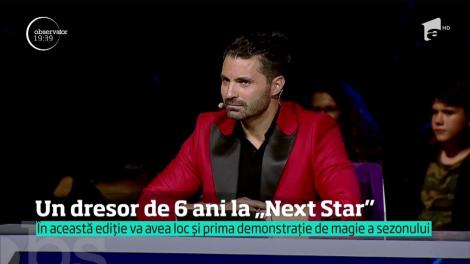 Un dresor de șase ani la „Next Star”