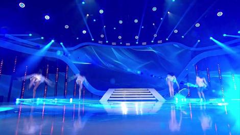 Fete cucuiete! 4U, moment spectaculos de gimnastică ritmică: "Wooow! Cum au reușit să facă mișcarea asta??"