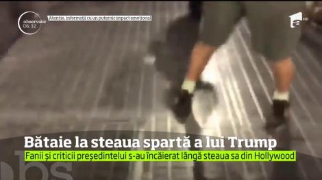 Bătaie la steaua spartă a lui Donald Trump