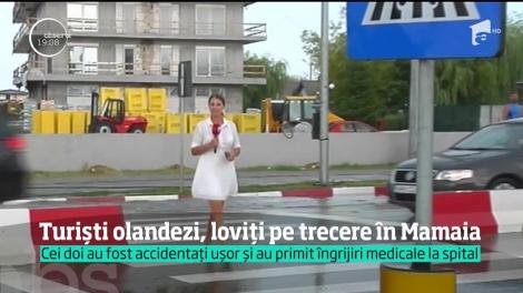 Doi turişti olandezi aflaţi pe litoralul românesc au fost spulberaţi pe o trecere de pietoni